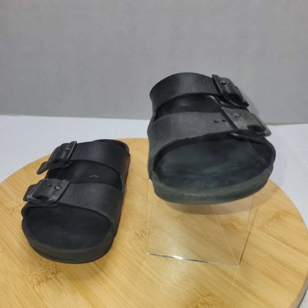 Birkenstock Kids Arizona Black Sandals Slip‎ On Shoes Size 30 US kids 12